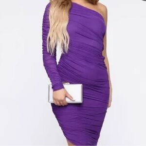 Fashion Nova Eevi Mesh Midi Dress